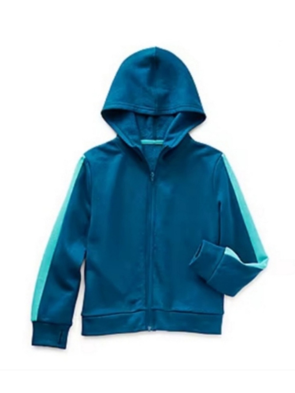 Xersion Green Girls Fleece Zipper Hoodie NEW